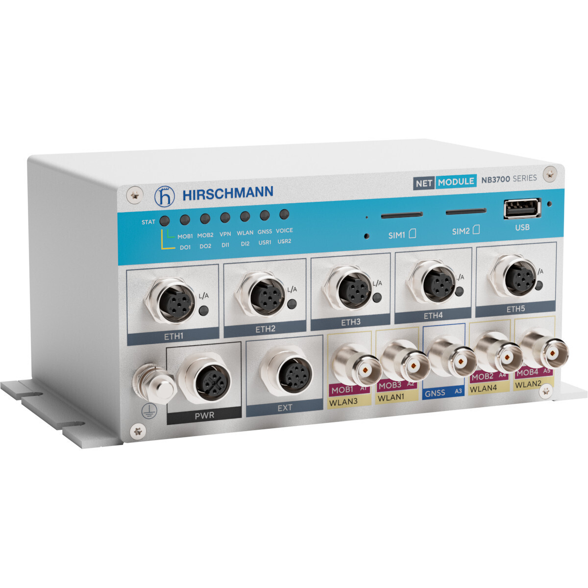 NET-NB3701_Railway_Series Router a Norma Ferroviaria EN50155 / EN45545 Serie NB3700 Compatta - immagine 1